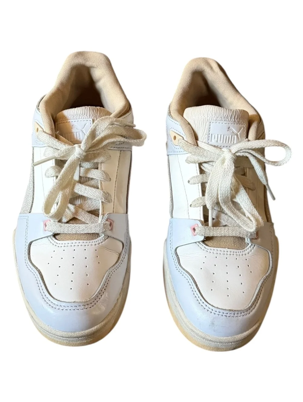 Puma Slipstream Thrifted White Sneakers